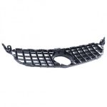GRILĂ SPORT NEGRU CROMAT PENTRU MERCEDES C CLASS W205 S205 13-18 - imagine 3
