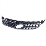 GRILĂ SPORT NEGRU CROMAT PENTRU MERCEDES C CLASS W205 S205 13-18 - imagine 2
