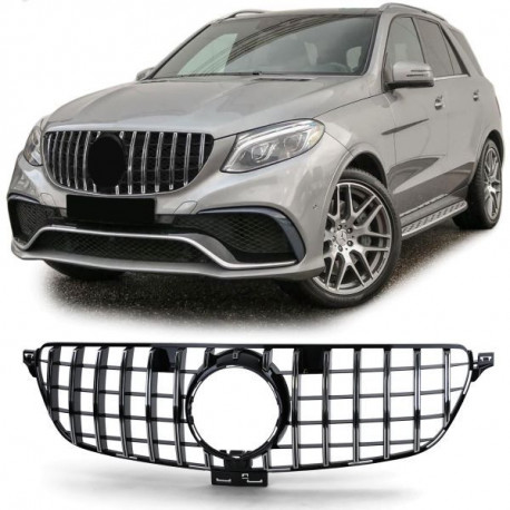 grila-sport-negru-cromat-pentru-mercedes-m-class-gle-w166-15-19 GRILĂ SPORT NEGRU CROMAT PENTRU MERCEDES M CLASS GLE W166 15-19 - imagine 1