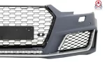 Bara Fata cu grile de bara compatibil cu Audi A4 B9 8W (2016-2018) Quattro RS4 Design - imagine 6