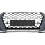 Bara Fata cu grile de bara compatibil cu Audi A4 B9 8W (2016-2018) Quattro RS4 Design