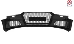 Bara Fata cu grile de bara compatibil cu Audi A4 B9 8W (2016-2018) Quattro RS4 Design - imagine 4