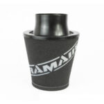 Filtru aer sport universal Ramair cu gât aluminiu (Negru / Gri) - imagine 3