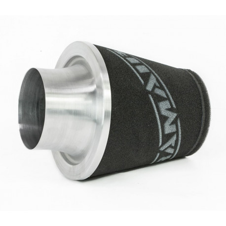 filtru-ear-sport-universal-ramair-cu-gat-aluminiu-negru-griu Filtru aer sport universal Ramair cu gât aluminiu (Negru / Gri) - imagine 1